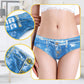 Women's Denim Pattern Printed Cotton Briefs