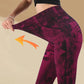 Women’s Stretch Fake Ripped Denim Jacquard Legging Pants